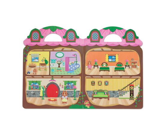 Набор для творчества Melissa&Doug Объемные многоразовые наклейки Домик бурундучков (MD9101), изображение 2