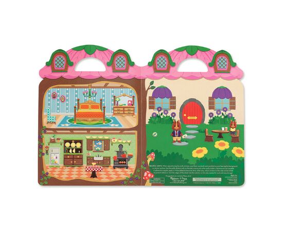 Набор для творчества Melissa&Doug Объемные многоразовые наклейки Домик бурундучков (MD9101), изображение 3