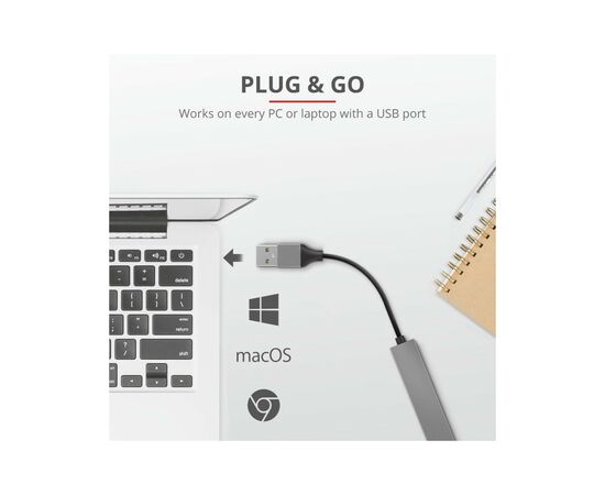 Концентратор Trust Halyx Aluminium 4-Port Mini USB Hub (23786_TRUST), изображение 6 Концентратор Trust Halyx Aluminium 4-Port Mini USB Hub (23786_TRUST), изображение 6