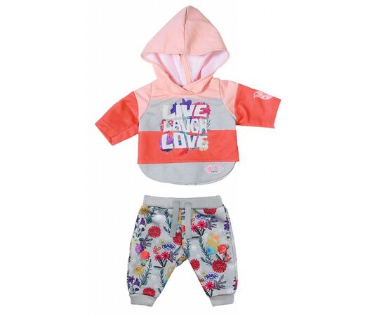 Аксессуар к кукле Zapf Набор одежды Baby Born Трендовый спортивный костюм Розовый (826980-1)