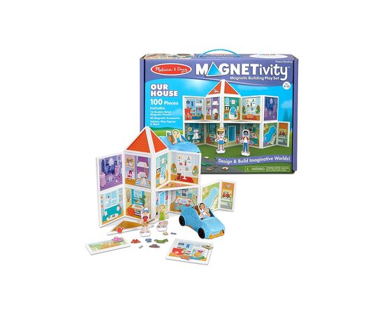 Ігровий набір Melissa&Doug магнітний набір будівель Наш дім (MD30650)