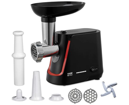 Мясорубка HEINNER MG-1250BK, изображение 2 Мясорубка HEINNER MG-1250BK, изображение 2