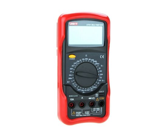 Цифровий мультиметр UNI-T UT51, зображення 2 Цифровий мультиметр UNI-T UT51, зображення 2