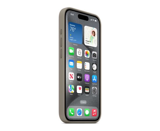 Чохол до мобільного телефона Apple iPhone 15 Pro Silicone Case with MagSafe Clay (MT1E3ZM/A), зображення 6 Чохол до мобільного телефона Apple iPhone 15 Pro Silicone Case with MagSafe Clay (MT1E3ZM/A), зображення 6