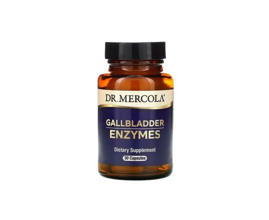 Витаминно-минеральный комплекс Dr. Mercola Ферменты желчного пузыря, Gallbladder Enzymes, 30 капсул (MCL-03095)