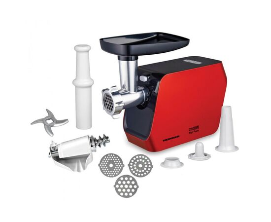 Мясорубка HEINNER MG-2100RD, изображение 2 Мясорубка HEINNER MG-2100RD, изображение 2