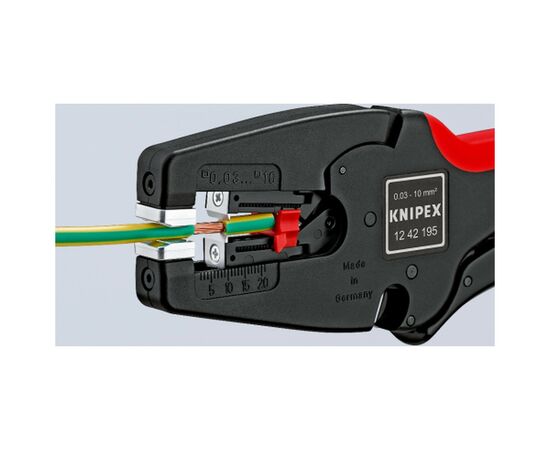 Съемник изоляции KNIPEX MultiStrip 10 (12 42 195), изображение 4 Съемник изоляции KNIPEX MultiStrip 10 (12 42 195), изображение 4