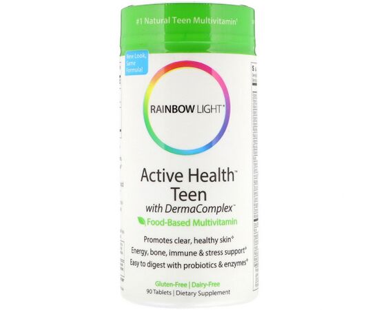 Мультивитамин Rainbow Light Мультивитамины Для Подростков, Активность, Здоровье и (RLT-11202)