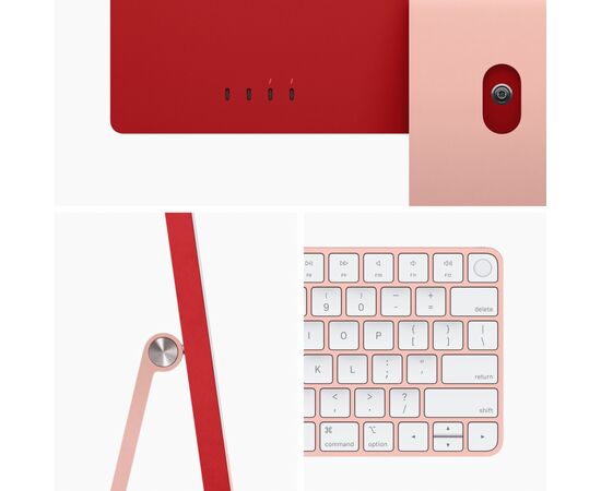 Комп'ютер Apple A2438 24" iMac Retina 4.5K / Apple M1 / 8-core GPU / Pink (MGPM3UA/A), зображення 4 Комп'ютер Apple A2438 24" iMac Retina 4.5K / Apple M1 / 8-core GPU / Pink (MGPM3UA/A), зображення 4