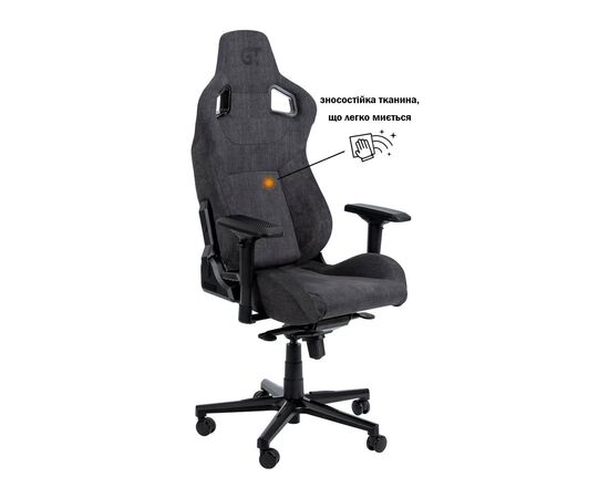 Кресло игровое GT Racer X-8005 Dark Gray, изображение 2 Кресло игровое GT Racer X-8005 Dark Gray, изображение 2