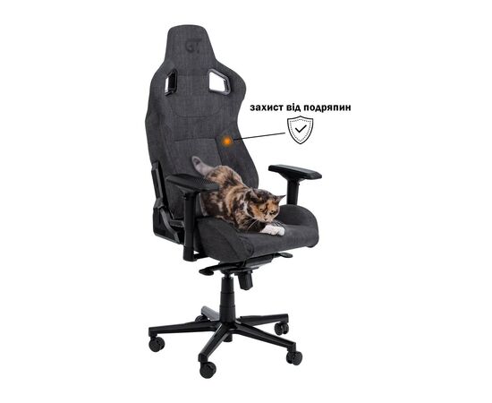 Кресло игровое GT Racer X-8005 Dark Gray, изображение 3 Кресло игровое GT Racer X-8005 Dark Gray, изображение 3