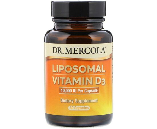 Витамин Dr. Mercola Липосомальный Витамин D3, 10000 МЕ, Liposomal Vitamin D3, 3 (MCL-03148)