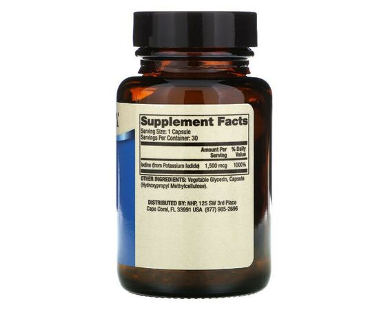 Амінокислота Dr. Mercola Йод 1,5 мг, Iodine, 30 капсул (MCL-01614), зображення 2 Амінокислота Dr. Mercola Йод 1,5 мг, Iodine, 30 капсул (MCL-01614), зображення 2