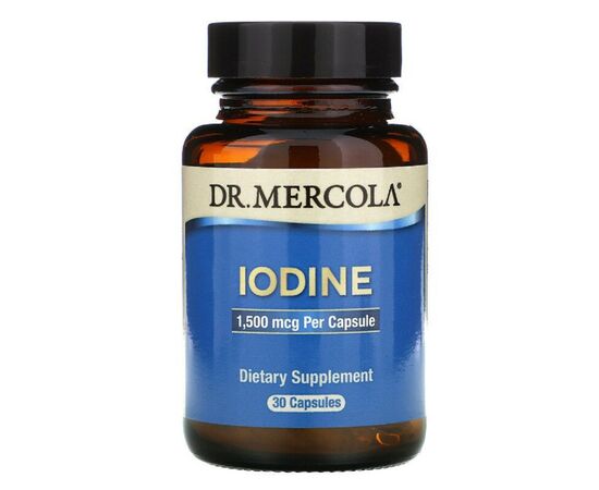 Амінокислота Dr. Mercola Йод 1,5 мг, Iodine, 30 капсул (MCL-01614)