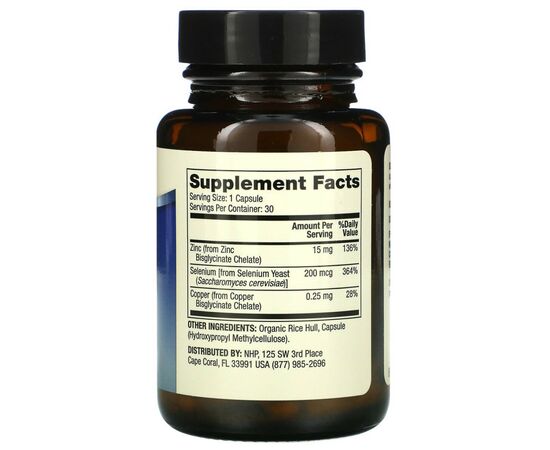 Мінерали Dr. Mercola Цинк і Селен, Zinc plus Selenium, 30 капсул (MCL-03065), зображення 2 Мінерали Dr. Mercola Цинк і Селен, Zinc plus Selenium, 30 капсул (MCL-03065), зображення 2