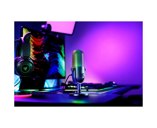 Микрофон Razer Seiren V3 Chroma (RZ19-05060100-R3M1), изображение 5 Микрофон Razer Seiren V3 Chroma (RZ19-05060100-R3M1), изображение 5