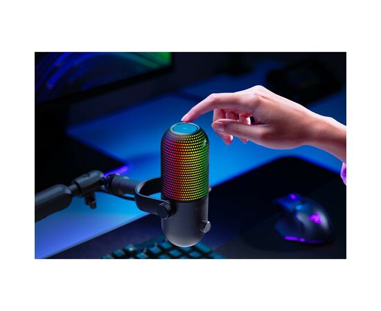 Микрофон Razer Seiren V3 Chroma (RZ19-05060100-R3M1), изображение 8 Микрофон Razer Seiren V3 Chroma (RZ19-05060100-R3M1), изображение 8