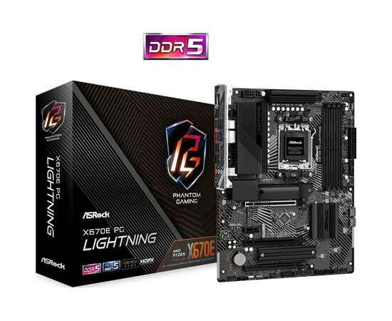 Материнская плата ASRock X670E PG LIGHTNING, изображение 6 Материнская плата ASRock X670E PG LIGHTNING, изображение 6