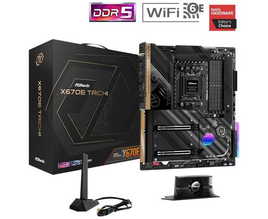 Материнская плата ASRock X670E TAICHI, изображение 6 Материнская плата ASRock X670E TAICHI, изображение 6