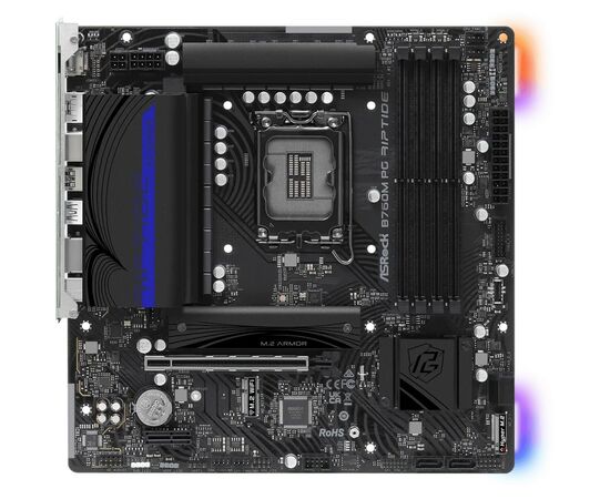 Материнская плата ASRock B760M PG RIPTIDE, изображение 2 Материнская плата ASRock B760M PG RIPTIDE, изображение 2