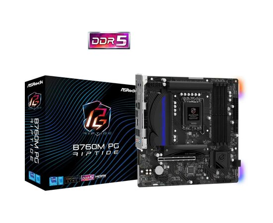 Материнская плата ASRock B760M PG RIPTIDE, изображение 6 Материнская плата ASRock B760M PG RIPTIDE, изображение 6