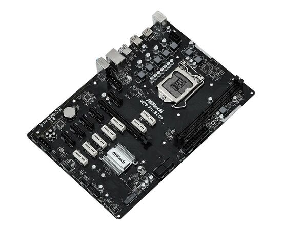 Материнська плата ASRock Q270 PRO BTC+, зображення 2 Материнська плата ASRock Q270 PRO BTC+, зображення 2