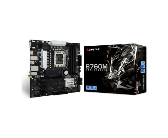 Материнская плата Biostar B760MX2-E PRO D4, изображение 4 Материнская плата Biostar B760MX2-E PRO D4, изображение 4