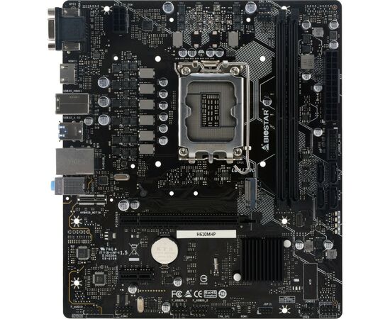 Материнська плата Biostar H610MHP