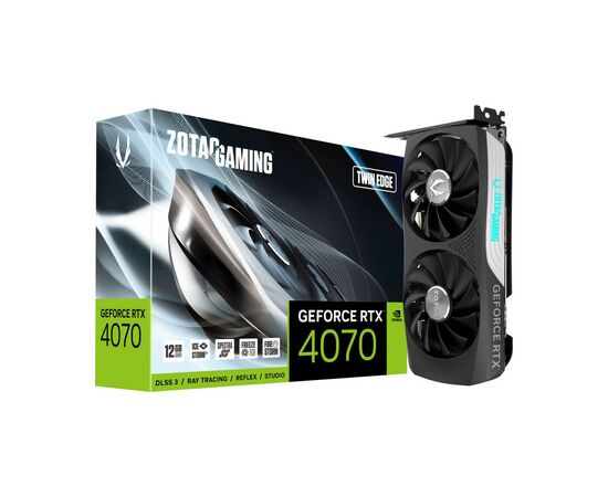 Видеокарта Zotac RTX 4070 12GB Twin Edge (ZT-D40700E-10M), изображение 5 Видеокарта Zotac RTX 4070 12GB Twin Edge (ZT-D40700E-10M), изображение 5