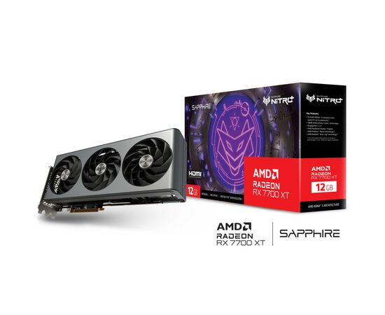 Видеокарта Sapphire RX7700XT 12GB NITRO+ (11335-02-20G), изображение 6 Видеокарта Sapphire RX7700XT 12GB NITRO+ (11335-02-20G), изображение 6