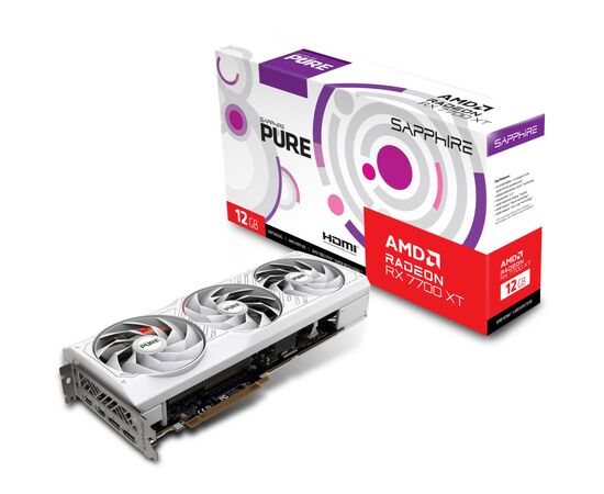 Видеокарта Sapphire RX7700XT 12GB PURE (11335-03-20G), изображение 7 Видеокарта Sapphire RX7700XT 12GB PURE (11335-03-20G), изображение 7