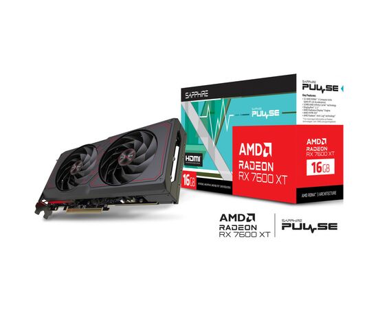 Відеокарта Sapphire RX7600XT 16GB PULSE (11339-04-20G), зображення 7 Відеокарта Sapphire RX7600XT 16GB PULSE (11339-04-20G), зображення 7