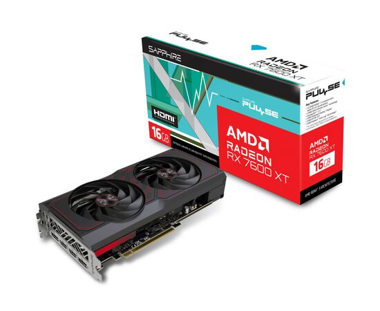 Відеокарта Sapphire RX7600XT 16GB PULSE (11339-04-20G), зображення 8 Відеокарта Sapphire RX7600XT 16GB PULSE (11339-04-20G), зображення 8