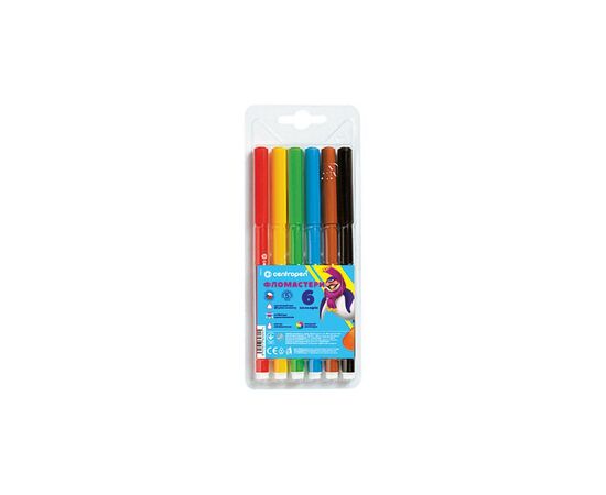Фломастеры Centropen 7550/06 COLOUR WORLD, 06 colors (7550/06 ТП)
