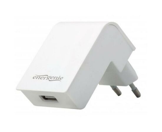 Зарядний пристрій EnerGenie USB 2.1A white (EG-UC2A-02-W)