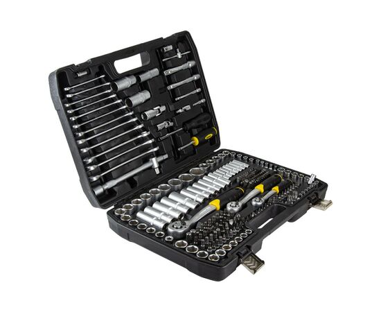 Набор инструментов Sigma насадок торцевых и бит 1/4", 3/8", 1/2" 216шт CrV (6003841), изображение 7 Набор инструментов Sigma насадок торцевых и бит 1/4", 3/8", 1/2" 216шт CrV (6003841), изображение 7