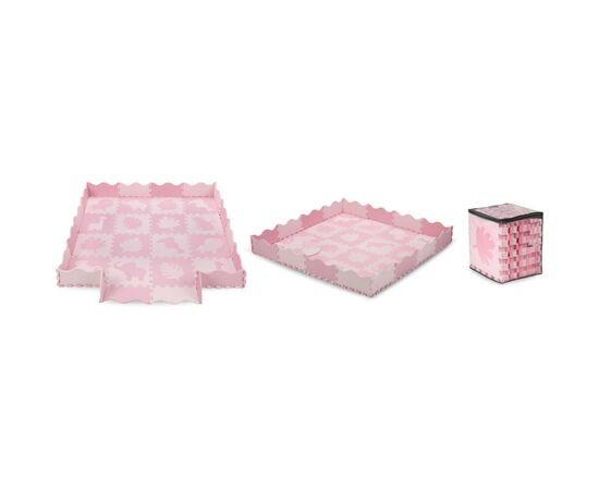 Детский коврик MoMi пазл Zawi 150 х 150 см Pink (MAED00012), изображение 2 Детский коврик MoMi пазл Zawi 150 х 150 см Pink (MAED00012), изображение 2
