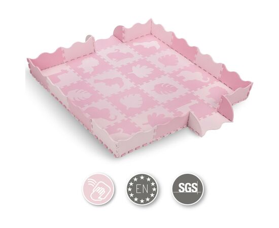 Детский коврик MoMi пазл Zawi 150 х 150 см Pink (MAED00012), изображение 6 Детский коврик MoMi пазл Zawi 150 х 150 см Pink (MAED00012), изображение 6