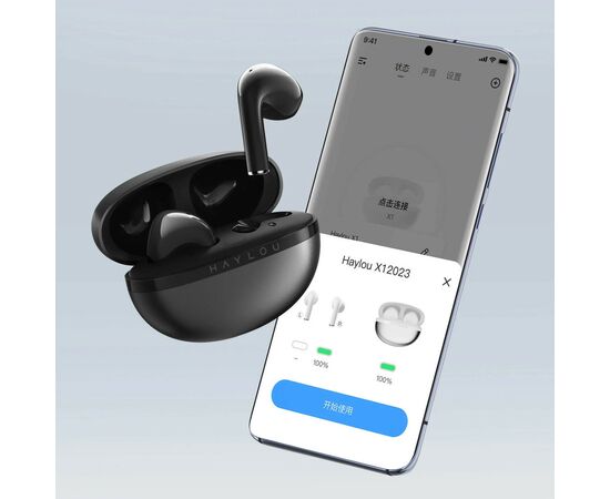 Наушники Haylou X1 Black (1027044), изображение 2 Наушники Haylou X1 Black (1027044), изображение 2