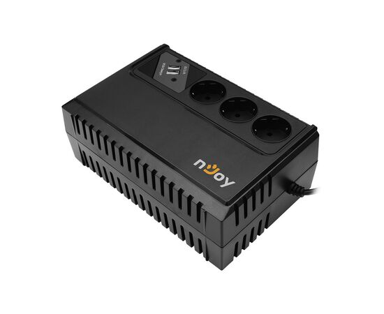 Источник бесперебойного питания nJoy RENTON 650VA USB (UPLI-LI065RE-CG01B), изображение 2 Источник бесперебойного питания nJoy RENTON 650VA USB (UPLI-LI065RE-CG01B), изображение 2