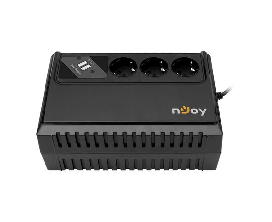 Источник бесперебойного питания nJoy RENTON 650VA USB (UPLI-LI065RE-CG01B), изображение 3 Источник бесперебойного питания nJoy RENTON 650VA USB (UPLI-LI065RE-CG01B), изображение 3