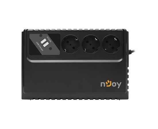 Источник бесперебойного питания nJoy RENTON 650VA USB (UPLI-LI065RE-CG01B), изображение 4 Источник бесперебойного питания nJoy RENTON 650VA USB (UPLI-LI065RE-CG01B), изображение 4