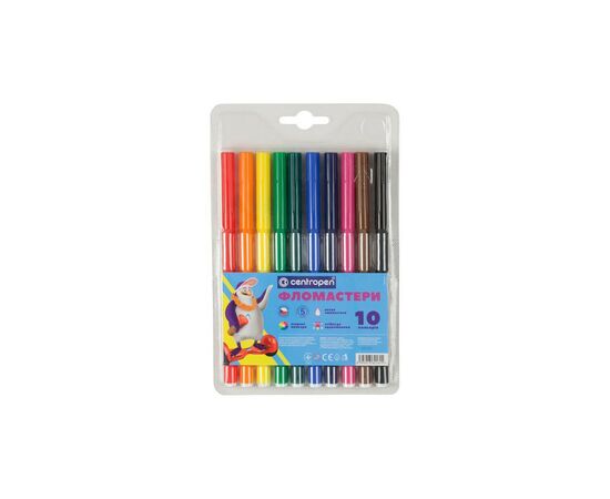 Фломастеры Centropen 7790/10 Washable, 10 colors (7790/10 ТП)