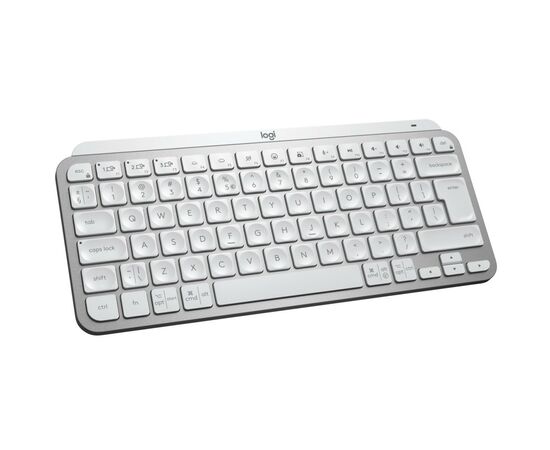 Клавиатура Logitech MX Keys Mini For Mac Wireless Illuminated Pale Grey (920-010526), изображение 2 Клавиатура Logitech MX Keys Mini For Mac Wireless Illuminated Pale Grey (920-010526), изображение 2