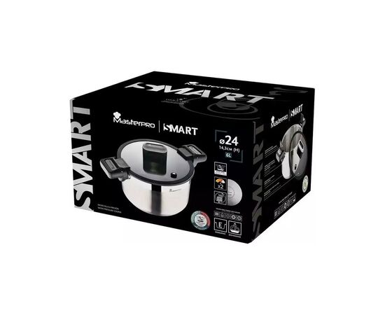 Кастрюля MasterPro Smart 6 л скороварка (BGMP-1156), изображение 8 Кастрюля MasterPro Smart 6 л скороварка (BGMP-1156), изображение 8