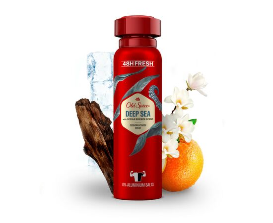 Дезодорант Old Spice Deep Sea аэрозольный 150 мл (8001841282473), изображение 7 Дезодорант Old Spice Deep Sea аэрозольный 150 мл (8001841282473), изображение 7