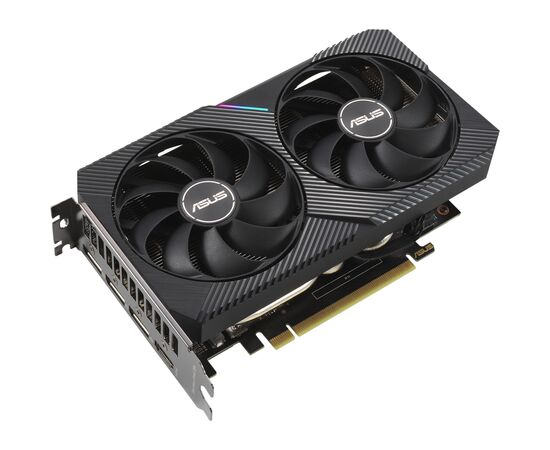 Видеокарта ASUS GeForce RTX3060 12Gb DUAL V2 LHR (DUAL-RTX3060-12G-V2), изображение 2 Видеокарта ASUS GeForce RTX3060 12Gb DUAL V2 LHR (DUAL-RTX3060-12G-V2), изображение 2