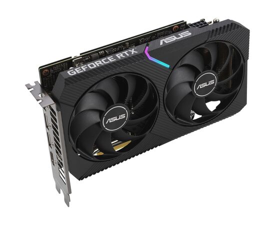 Видеокарта ASUS GeForce RTX3060 12Gb DUAL V2 LHR (DUAL-RTX3060-12G-V2), изображение 4 Видеокарта ASUS GeForce RTX3060 12Gb DUAL V2 LHR (DUAL-RTX3060-12G-V2), изображение 4