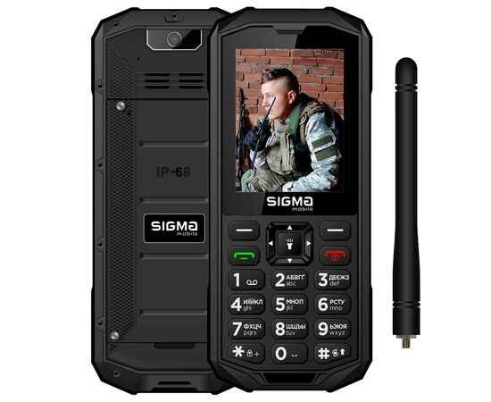 Мобільний телефон Sigma X-treme PA68 WAVE Black (4827798466612)