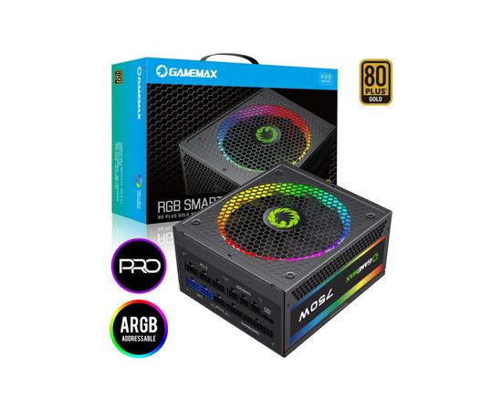 Блок питания Gamemax 750W (RGB-750 PRO), изображение 8 Блок питания Gamemax 750W (RGB-750 PRO), изображение 8